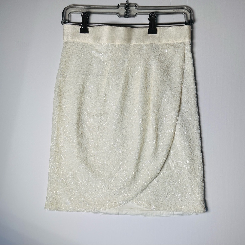 Bailey 44 White Sequin Skirt